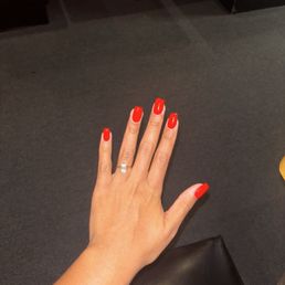 Red nails by Diana Red nails by Diana