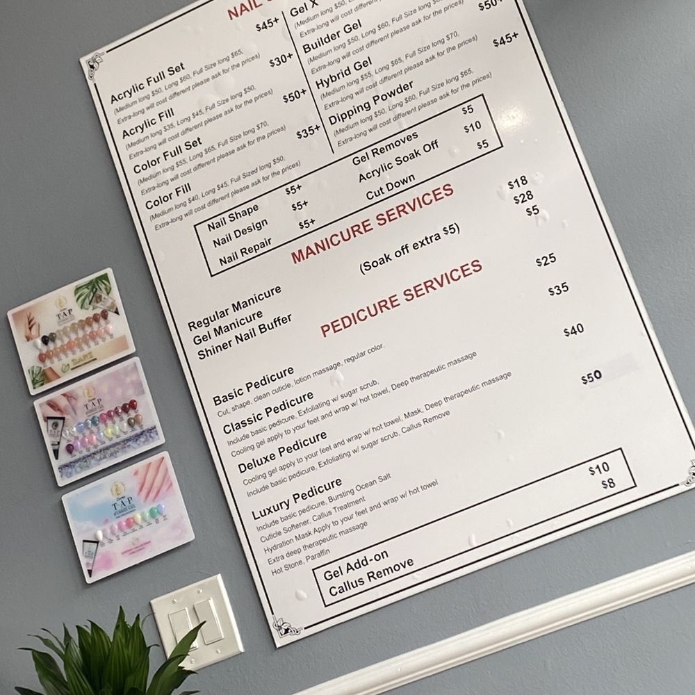 Moon Nails - Prices as of December 18th. - Nail Salons Near Me - Downey, California