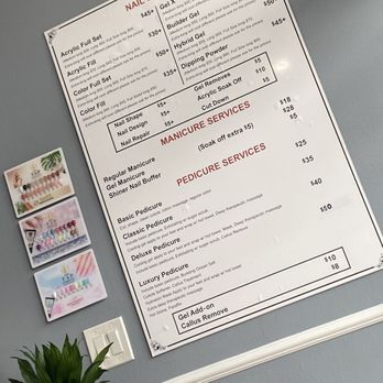 Moon Nails - Prices as of December 18th. - Nail Salons Near Me - Downey, California