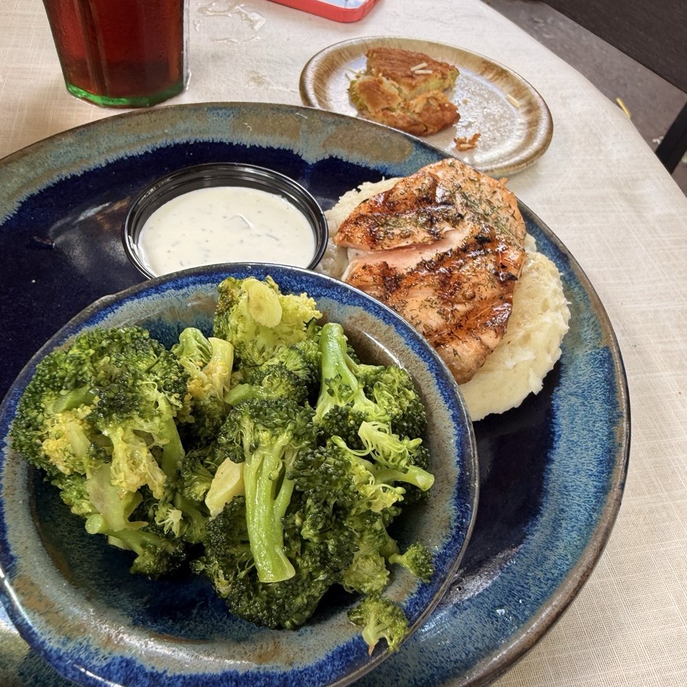Old Mill Pottery House Cafe - Salmon - American Near Me - Pigeon Forge, Tennessee Old Mill Pottery House Cafe - Salmon - American Near Me - Pigeon Forge, Tennessee