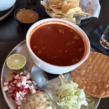 El Catrin - Pozole (pork) soup - Mexican Near Me - San Antonio, Texas