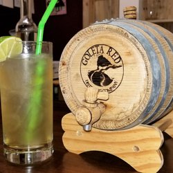 Goleta Red Distilling Company - Mojito with an illegal straw