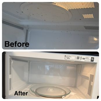 OC Luxe Cleaning - Before/After Microwave - Home Cleaning Near Me OC Luxe Cleaning - Before/After Microwave - Home Cleaning Near Me