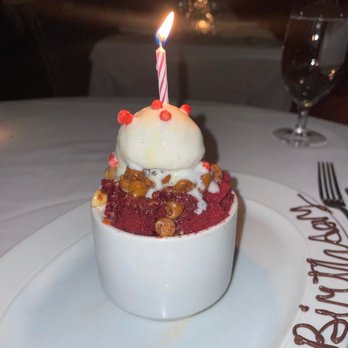 Steak 48 - Red Velvet Bread Pudding . Very sweet and rich! - Steakhouses Near Me - Houston, Texas Steak 48 - Red Velvet Bread Pudding . Very sweet and rich! - Steakhouses Near Me - Houston, Texas
