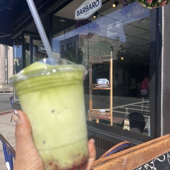 Caffe Barbaro Napoli - Raspberry matcha - Cafes Near Me - Rutherford, New Jersey