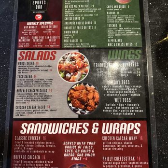 Fenways - Menu 6/14/2026 - Sports Bars Near Me - Billings, Montana Fenways - Menu 6/14/2026 - Sports Bars Near Me - Billings, Montana