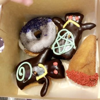 Voodoo Doughnut - Grape, voodoo dolls, and blazing blunt - Donuts Near Me - Houston, Texas Voodoo Doughnut - Grape, voodoo dolls, and blazing blunt - Donuts Near Me - Houston, Texas