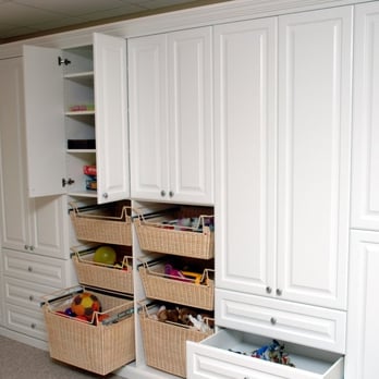 All About Closets Chicago - wall unit in basement - Cabinetry Near Me All About Closets Chicago - wall unit in basement - Cabinetry Near Me