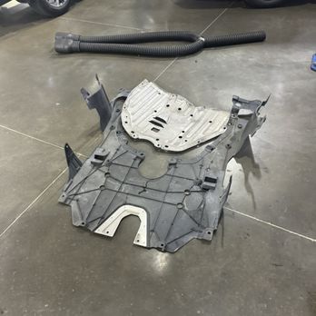 Take 5 Oil Change - Old skid plate that cost 350 to replace - Oil Change Stations Near Me - Bradenton, Florida
