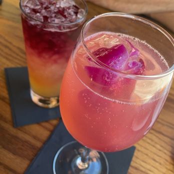 The Mercantile - Persephone and whiskey drink - New American Near Me - Worcester, Massachusetts