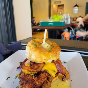 Local Provisions - Honey butter chicken and bacon biscuit - Salad Near Me - Newberry, Florida Local Provisions - Honey butter chicken and bacon biscuit - Salad Near Me - Newberry, Florida