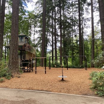 Lacamas Park - View of the playground. - Parks Near Me - Camas, Washington