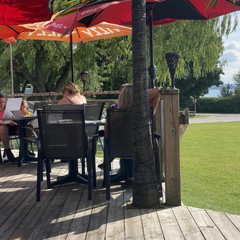 The Beach Lakefront Bar & Grill - Outdoor patio - American Near Me - Keswick, Ontario The Beach Lakefront Bar & Grill - Outdoor patio - American Near Me - Keswick, Ontario