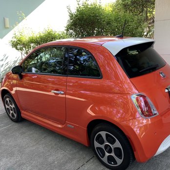 Precise Auto Tint  - 2017 Fiat 500e tinted all the way around - Auto Glass Services Near Me - San Rafael, California