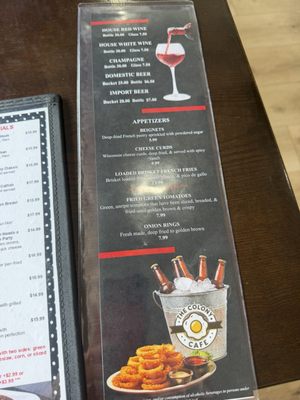 Menu photo 1 The Colony Cafe The Colony, TX