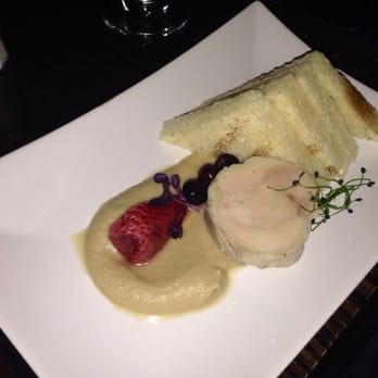 Olivier Bistro - Foie Gras with apple rosemary purée - French Near Me - Brooklyn, New York