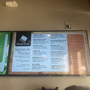 Pocket Sushi - Menu - Sushi Bars Near Me - Pleasanton, California Pocket Sushi - Menu - Sushi Bars Near Me - Pleasanton, California