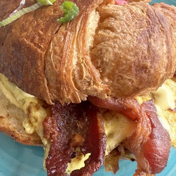 The Breeze Waterfront Cafe - Bacon, Egg, and cheese - Breakfast & Brunch Near Me - Gulfport, Florida