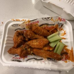 Here are their "jumbo" wings. $33 for 12 normal size wings. Nothing like the ones I had ordered previously.