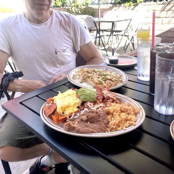 Coral Cafe - My husband and I always order the chilaquiles for brunch. They also have great outdoor (shaded) seating! - American Near Me - Burbank, California