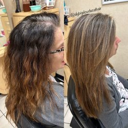 Magnolia Hair Studio - Slowly going grey so, we've been adding more highlights everytime to get rid of that dark color