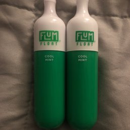 Real flum float on the left and fake on from Zeronas on the right.