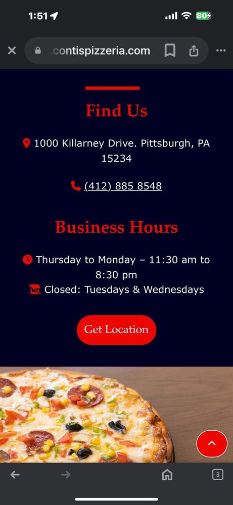 Conti’s Pizzeria & Pit