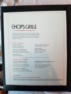 Menu photo 5 Chops Grill Fort Lauderdale, FL
