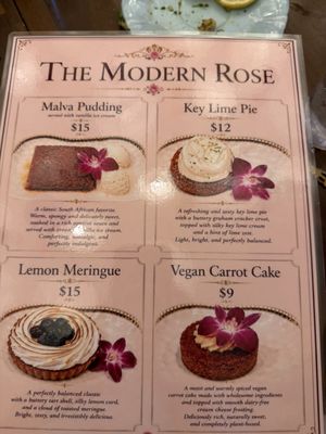 Menu photo 1 The Modern Rose St. Augustine, FL