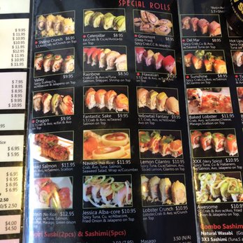 Sei Sushi - Variety of rolls with pictures to help visualize what you will be ingesting! - Sushi Bars Near Me - San Diego, California Sei Sushi - Variety of rolls with pictures to help visualize what you will be ingesting! - Sushi Bars Near Me - San Diego, California