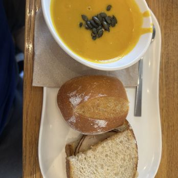 Panera Bread - Autumn Squash Soup Turkey & Cheddar Sandwich - Sandwiches Near Me - Lakeland, Florida Panera Bread - Autumn Squash Soup Turkey & Cheddar Sandwich - Sandwiches Near Me - Lakeland, Florida