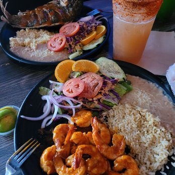 Don Diablos Ceviche Bar - Camarones  Ala diabla Mojarra Frita Arroz y frijoles - Seafood Near Me - Corona, California