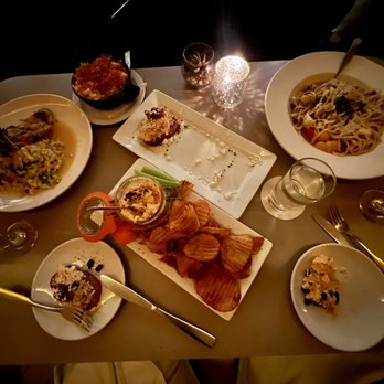 Lounge Here - Full spread. Crab cakes and pimento dip in the center, entrées of lemongrass chicken and mushroom pasta to the sides. Very quick service. - Cocktail Bars Near Me - Dallas, Texas Lounge Here - Full spread. Crab cakes and pimento dip in the center, entrées of lemongrass chicken and mushroom pasta to the sides. Very quick service. - Cocktail Bars Near Me - Dallas, Texas