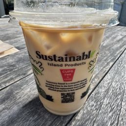 Vanilla macadamia nut iced latte Vanilla macadamia nut iced latte