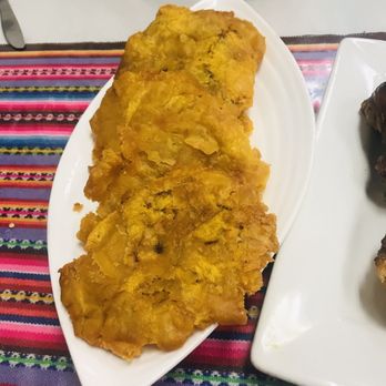 Latin Food Blessing - Tostones - this is a yes! Side that we chose to go with our chicken - Peruvian Near Me - Gainesville, Florida Latin Food Blessing - Tostones - this is a yes! Side that we chose to go with our chicken - Peruvian Near Me - Gainesville, Florida