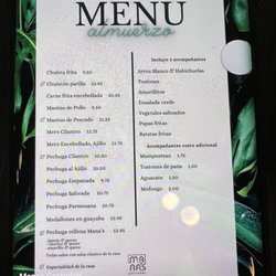 Mana's Gastrobar - Menu