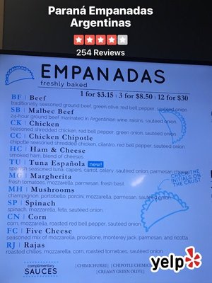 Menu photo 6 Paraná Empanadas San Diego, CA Menu photo 6 Paraná Empanadas San Diego, CA