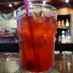 The Trocadero - I'm calling this the Sonic. It's a cherry limade concoction the bartender made for me.