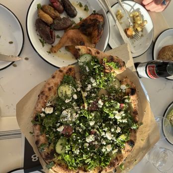Mor Mors - Chicken dinner, specialty herb pizza, cookie. - Pizza Near Me - Laguna Beach, California