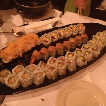 Perry's Restaurant - The hairy looking thing is the Fish and Chips Roll - Sushi Bars Near Me - Washington, DC, District of Columbia