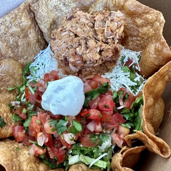 Oasis Vegetarian Cafe - Jackfruit taco bowl - Vegetarian Near Me - Riverside, California