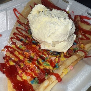 Sweet Stacks - Fruity Pebbles crepe - Ice Cream & Frozen Yogurt Near Me - Dearborn, Michigan