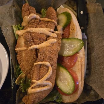 Succotash Southern and Creole Kitchen - Catfish Po-boy! - Southern Near Me - Durham, North Carolina