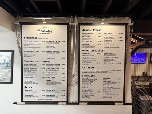 Menu photo 3 TidePoole's Newport Beach, CA