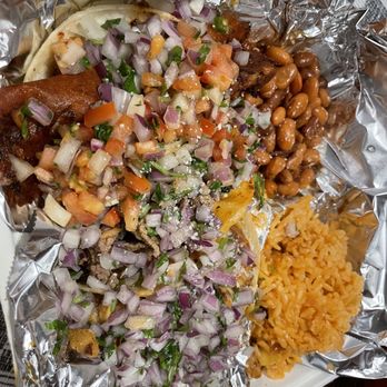 Fatman's Haven Catering - 3 taco plate $15 - Caterers Near Me