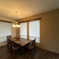 Veteran Painting And Pressure Washing - 2 tone walls floor to ceiling in my dining room and living room. Love it!