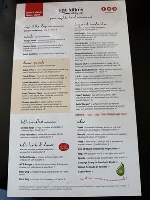 Menu photo 2 Fat Milo's All Day Cafe Sherwood, OR Menu photo 2 Fat Milo's All Day Cafe Sherwood, OR