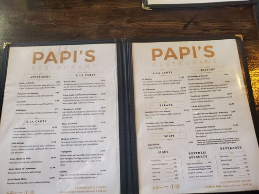 Menu photo 1 Papi’s Restaurant Lindon, UT