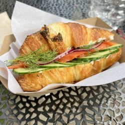 Bread & Roses Bakery - Smoked salmon croissant