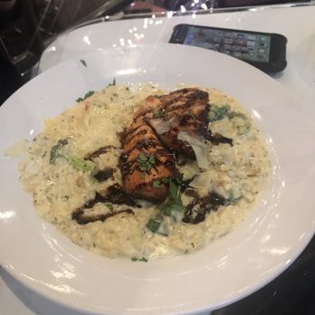 Cafe Pasta - Salmon over risotto. That risotto though.... - Italian Near Me - Greensboro, North Carolina Cafe Pasta - Salmon over risotto. That risotto though.... - Italian Near Me - Greensboro, North Carolina